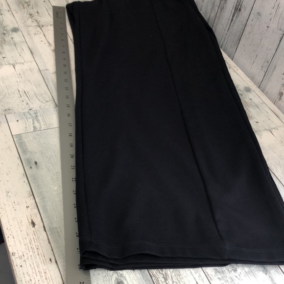 Saint + Sophia Chelsea Wide Leg Navy Jersey Pant 16 - Picture 9 of 10